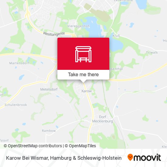 Karow Bei Wismar map