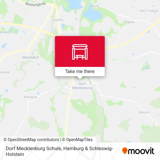 Dorf Mecklenburg Schule map