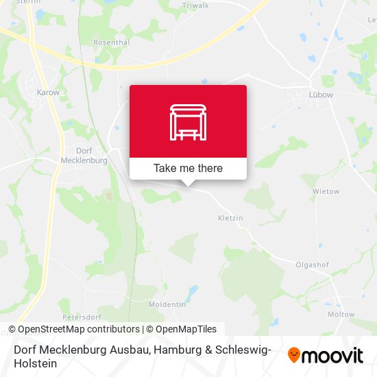 Dorf Mecklenburg Ausbau map