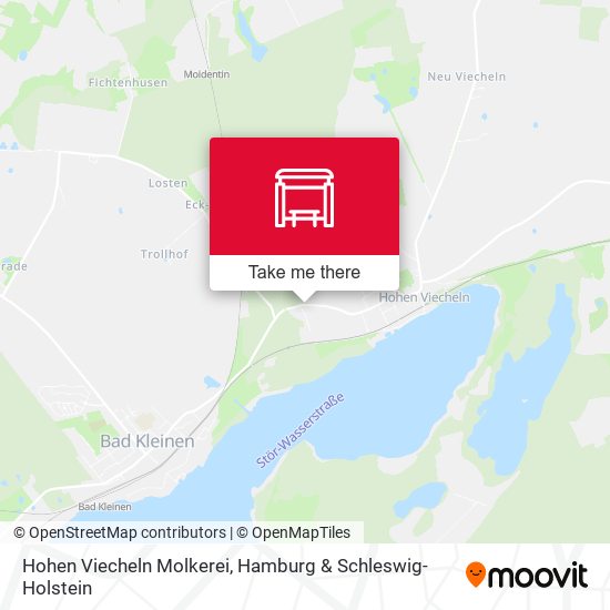 Hohen Viecheln Molkerei map