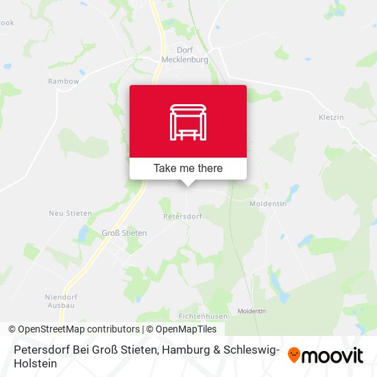 Petersdorf Bei Groß Stieten map