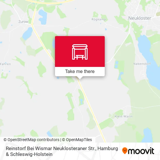 Карта Reinstorf Bei Wismar Neuklosteraner Str.