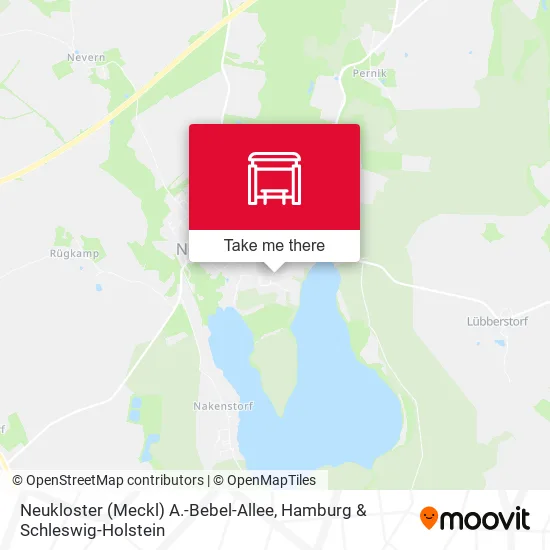 Карта Neukloster (Meckl) A.-Bebel-Allee