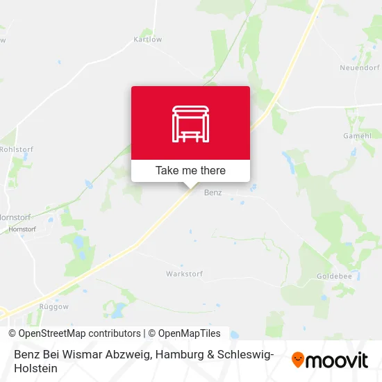 Карта Benz Bei Wismar Abzweig