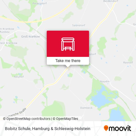 Bobitz Schule map