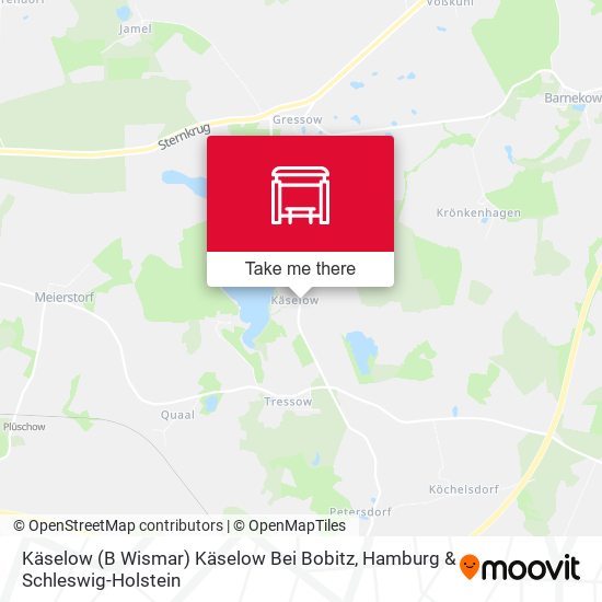 Käselow (B Wismar) Käselow Bei Bobitz map
