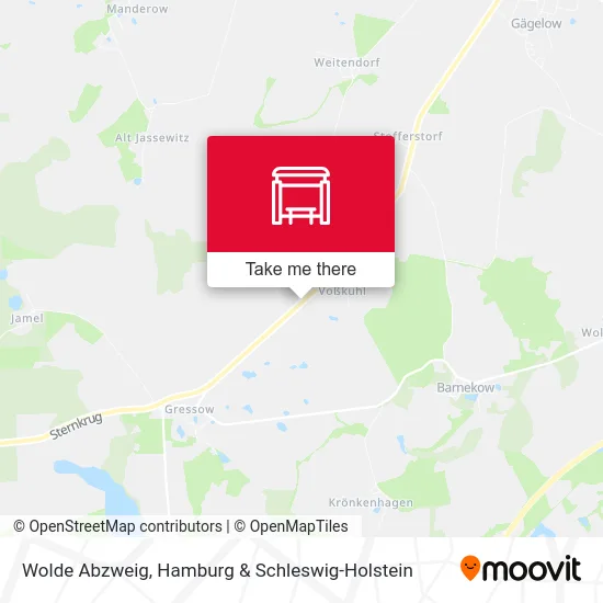 Карта Wolde Abzweig