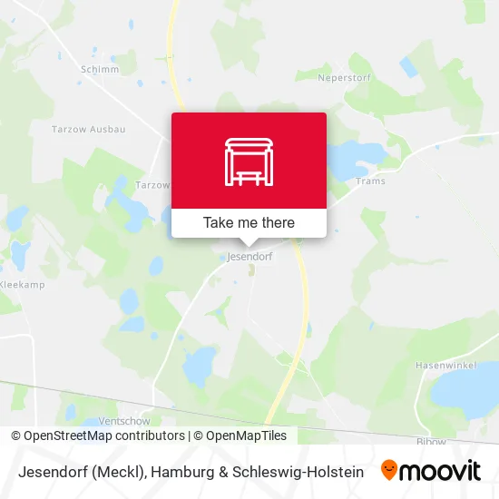 Карта Jesendorf (Meckl)