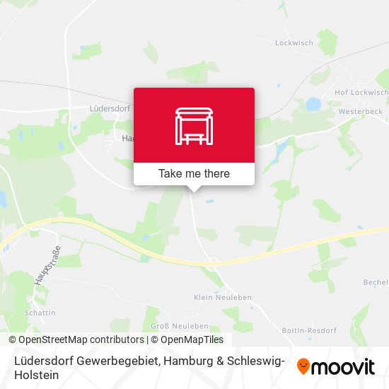 Lüdersdorf Gewerbegebiet map