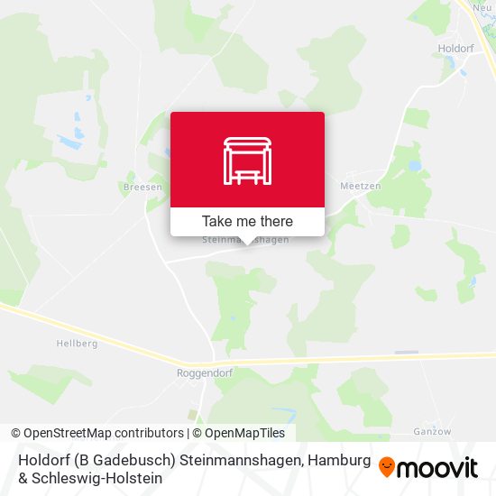 Holdorf (B Gadebusch) Steinmannshagen map
