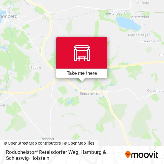 Карта Roduchelstorf Retelsdorfer Weg