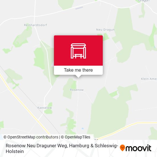 Rosenow Neu Draguner Weg map