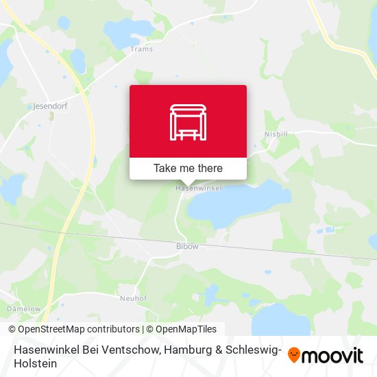 Hasenwinkel Bei Ventschow map