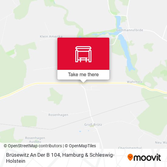 Brüsewitz An Der B 104 map