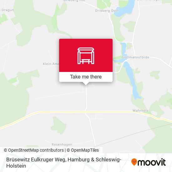 Brüsewitz Eulkruger Weg map