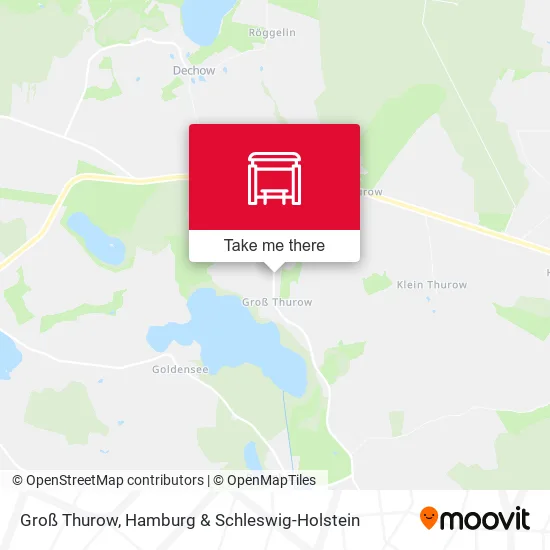 Карта Groß Thurow