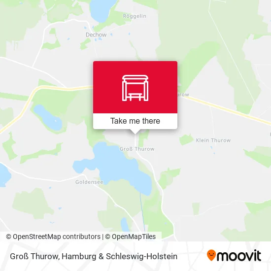 Карта Groß Thurow