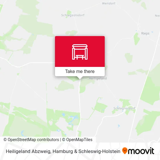 Карта Heiligeland Abzweig