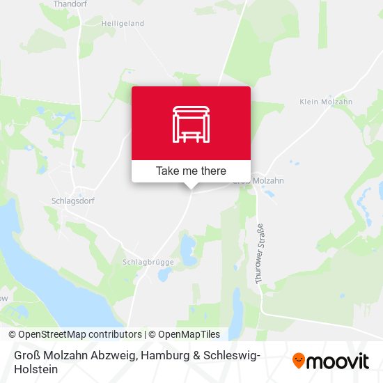 Groß Molzahn Abzweig map
