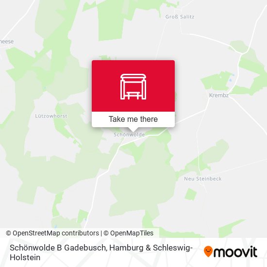 Schönwolde B Gadebusch map