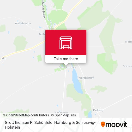 Groß Eichsen Ri Schönfeld map