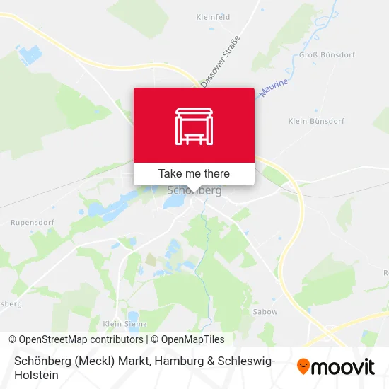 Карта Schönberg (Meckl) Markt