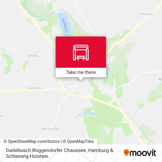 Gadebusch Roggendorfer Chaussee map