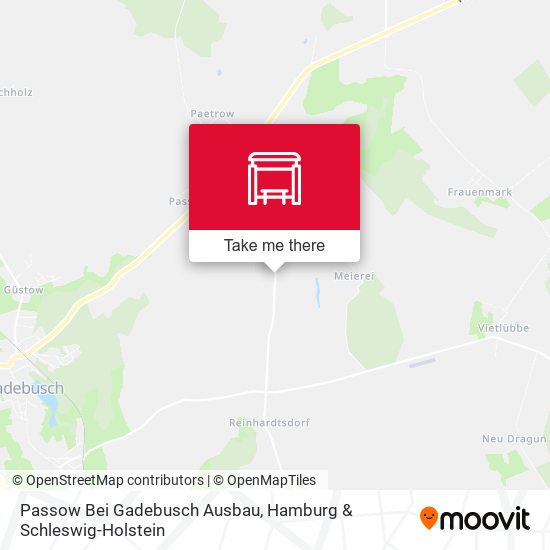 Passow Bei Gadebusch Ausbau map
