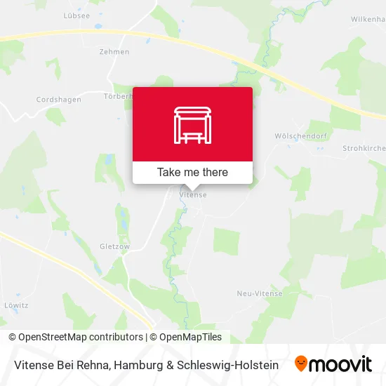 Карта Vitense Bei Rehna