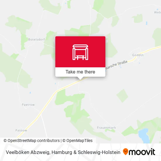Карта Veelböken Abzweig