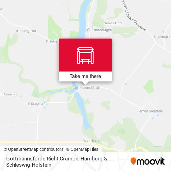 Gottmannsförde Richt.Cramon map