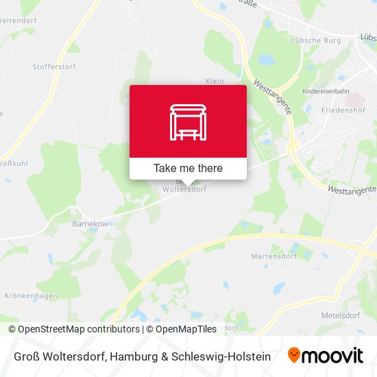 Groß Woltersdorf map