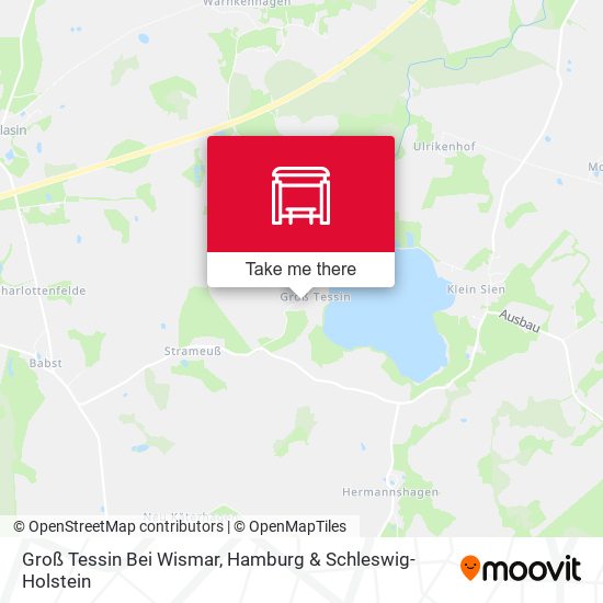 Groß Tessin Bei Wismar map