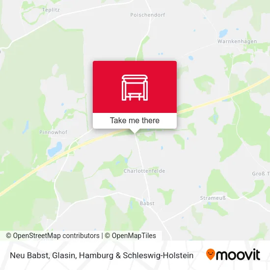 Карта Neu Babst, Glasin