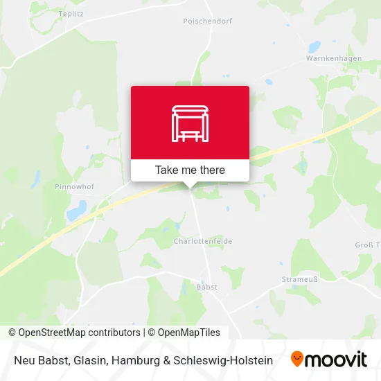 Карта Neu Babst, Glasin
