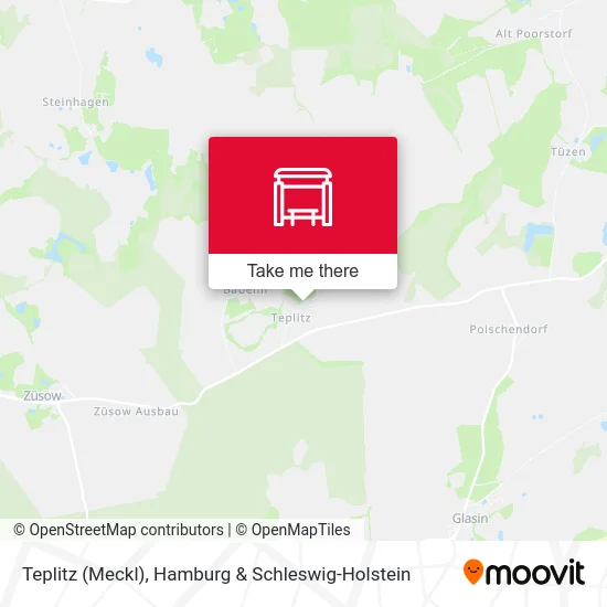 Карта Teplitz (Meckl)