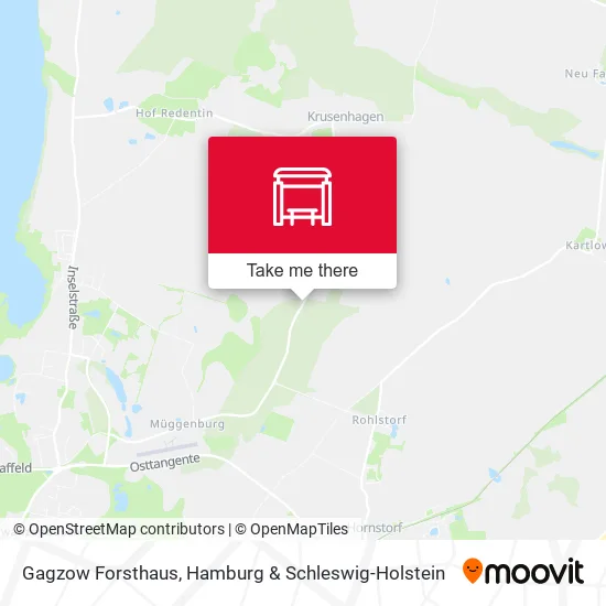 Карта Gagzow Forsthaus