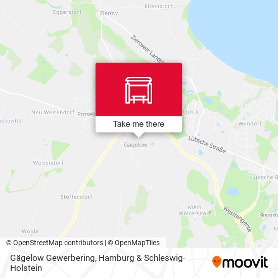 Gägelow Gewerbering map