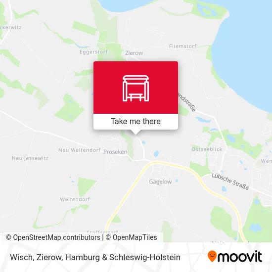 Карта Wisch, Zierow