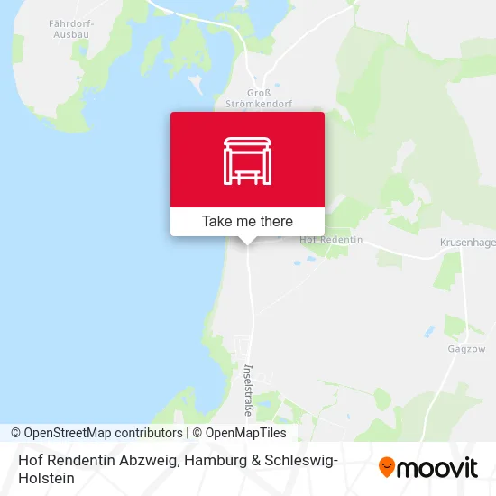 Карта Hof Rendentin Abzweig