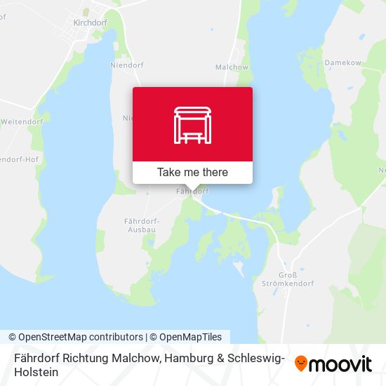 Fährdorf Richtung Malchow map