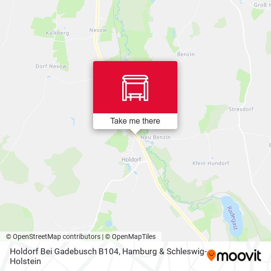 Holdorf Bei Gadebusch B104 map