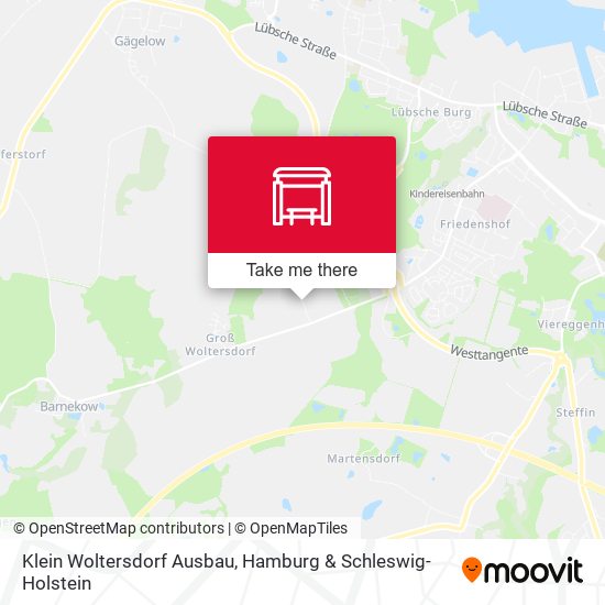 Klein Woltersdorf Ausbau map