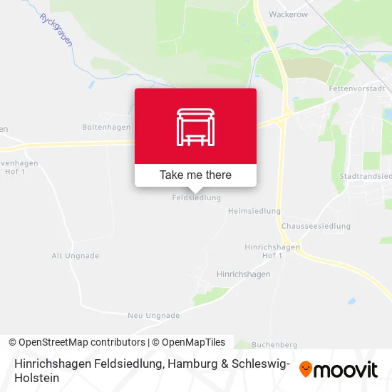 Карта Hinrichshagen Feldsiedlung