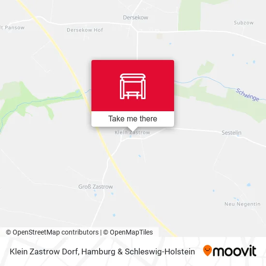 Карта Klein Zastrow Dorf