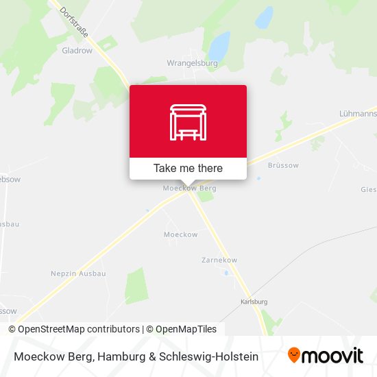 Moeckow Berg map