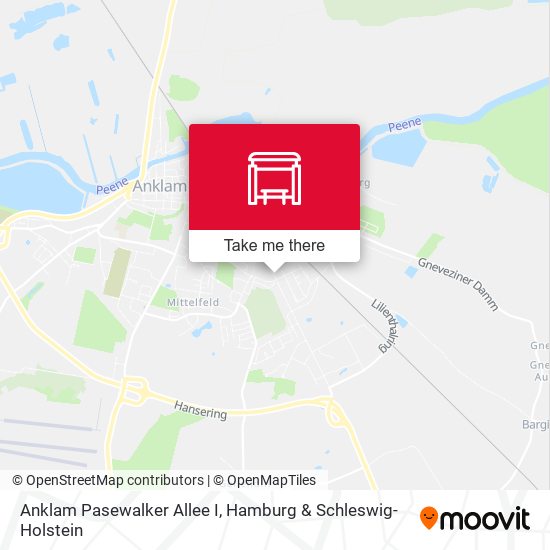 Anklam Pasewalker Allee I map