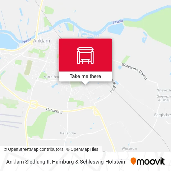 Карта Anklam Siedlung II