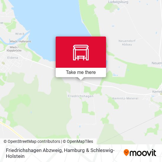 Friedrichshagen Abzweig map
