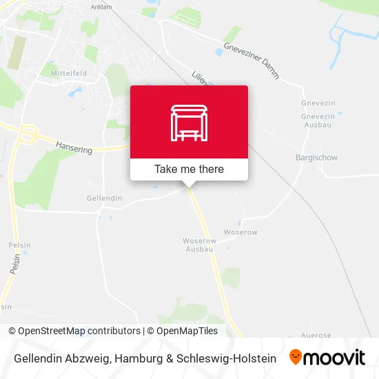 Карта Gellendin Abzweig